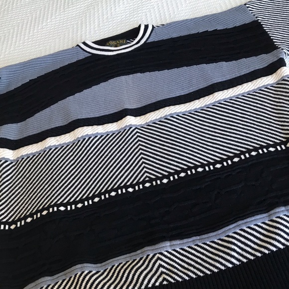 Vintage TOSANI Mens Sweater Coogi Style - Picture 9 of 17